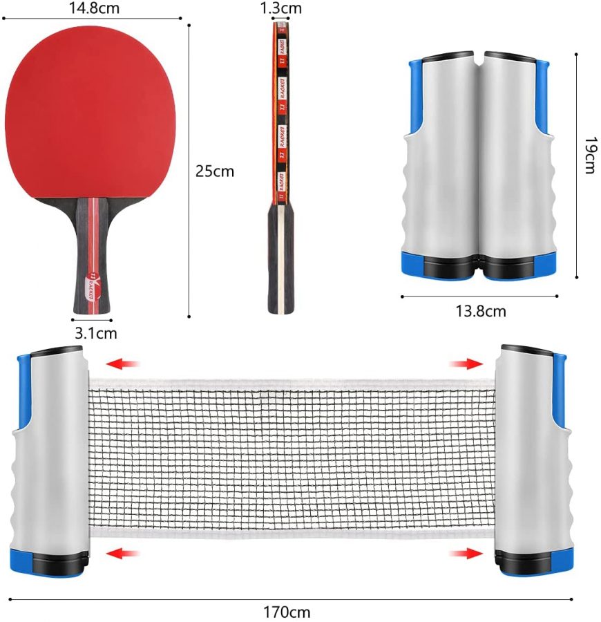 Conjunto de Tenis de Mesa con Red XDDIAS